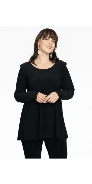 Yoek | Tunic flare with shoulder pads DOLCE