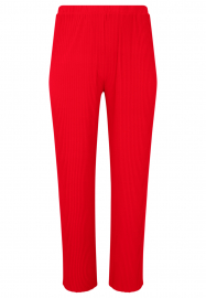 Trousers long PLISSE - black blue red 