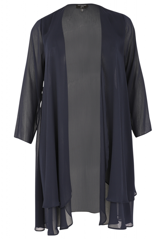 Cardigan long double front VOILE
