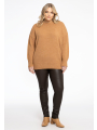 Pullover Cocoon - mid brown