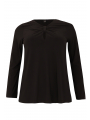 Tunic V-neck opening DOLCE - black brown