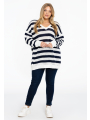 Pullover stripes - blue