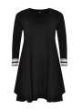 Dress wide bottom SPORT - black 