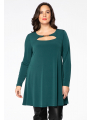 Tunic DOLCE wide bottom - black green 