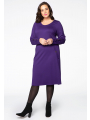 Dress INTERLOCK pockets - purple 