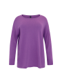 Pull square cashmere - purple 