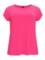 Basic T-shirt cap sleeves DOLCE - black blue pink