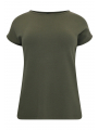 T-Shirt wide DIAGONAL - black green 
