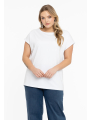 Shirt sleeveless wide - white black blue