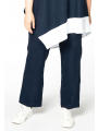 Trousers long LINEN - white black blue