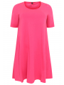 Dress A-line COTTON - black blue red pink