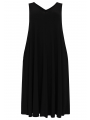 Dress sleeveless A-line DOLCE - black 
