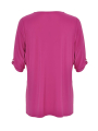 Shirt turn-up sleeves DOLCE - black pink