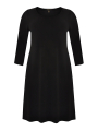 Dress slit sleeve DOLCE - black 