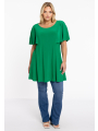 Tunic wide bottom butterfly DOLCE - blue green 