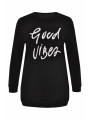 Sweater Good Vibes - black 
