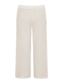 Trousers wide-fit long linen - white ecru black brown indigo