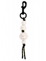 Key chain pearl - white 